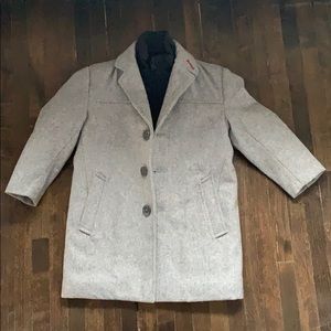 Appaman dress coat boys 4T grey City Overcoat
